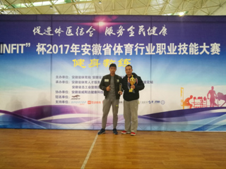 永利官网健身健美队在2017年安徽省体育行业职业技能大赛中喜获佳绩