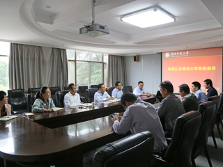 江苏师范大学研究生院院长黄德志一行来永利官网调研