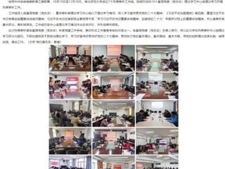 【学习贯彻党的二十大精神】安徽教育网报道永利官网开展基层党委（党总支）理论学习中心组理论学习列席旁听工作