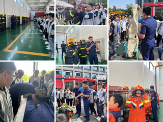 yl23455永利官网附属实验小学走进消防队开展“512防灾减灾日”主题教育活动